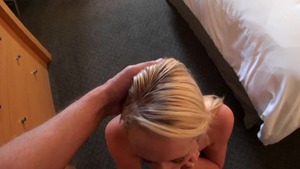 StreetBlowjobs: European Brandi Blunt is skinny blonde haired