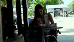 8thStreetLatinas - Skinny & pierced Bibi gets cum in her pussy