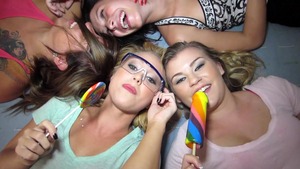 RealSlutParty - Kayleigh Nichole alongside booty Lucy Tyler