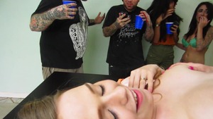 Real Slut Party: Aurielee Summers nailed rough