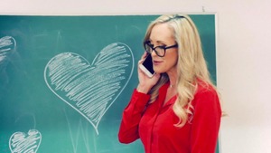 Big Tits at School: Brandi Love with Lucas Frost in school