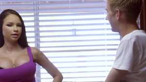 Big Tits at School - European Raven Bay cheating