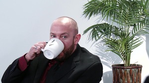 Big Tits at Work - Inked Jessica Nyx fingering cock sucking