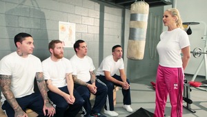 Big Tits in Sport: Julia Ann & Keiran Lee getting a facial