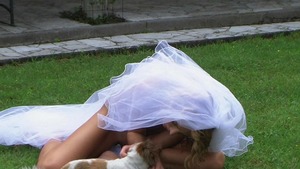 Fucking accompanied by bride