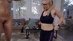 Share My BF - Shaved pussy Emily Right threesome