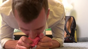 Fake Hostel - Caught masturbating with Amy Red beside Matty