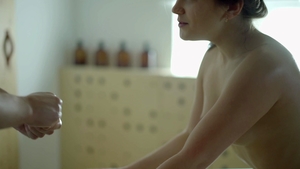 MassageX - Evelina Darling tongue kissing on the table