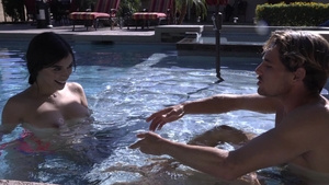 Bratty Sis: Latina Savannah Sixx in skirt orgasm