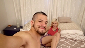 NubilesET: Blonde babe Kiara Cole orgasm