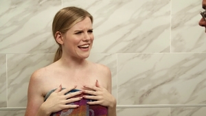 StepSiblingsCaught - Blonde babe Nikki Sweet handjob sex video