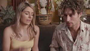 FamilyXXX: Blonde haired Abby Adams getting facial sex scene