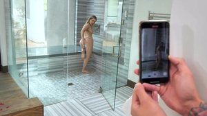 SpyFam.com: Bella Rose gets a buzz out of hard nailining