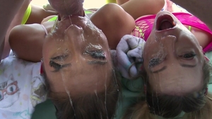 Swallowed - Very hawt Bella Rolland gangbang