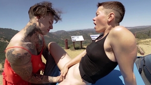 Jiz Lee: Roadside Gender Bender fuck