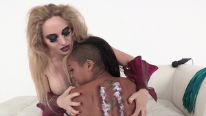 Twisted Visual: Fallen Angel bends over