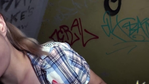 DownToFuckDating: Plowed hard in public