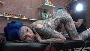 AltErotic: Hard slamming starring tattooed Amber Luke