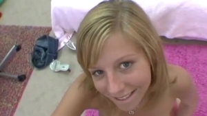 ShesBrandNew - Girl Chastity Lynn sucking dick