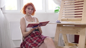 Nubiles.net: Redhead Lissa Fox in tiny thongs pussy fuck