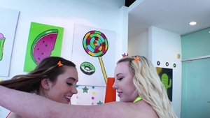 All Anal: Threeway porno along with yummy hard Dixie Lynn