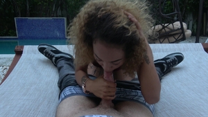 POV Pornstars: Xianna Hill amongst Brian Omally in the pool