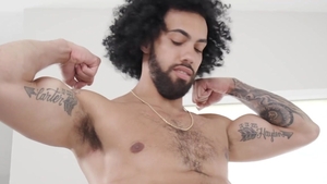 See Him Fuck: Rich Sidra Sage debut cumshot sniffing