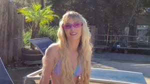 BJ Raw: Blonde haired Lilly Bell finds pleasure in raw sex