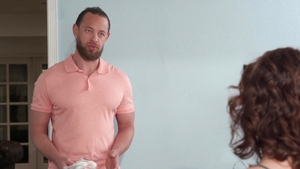 FamilyXXX.com - Brunette Leana Lovings expose natural tits