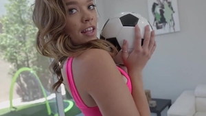 Tiny4K: Sexy Katie Kush bends over XXX video