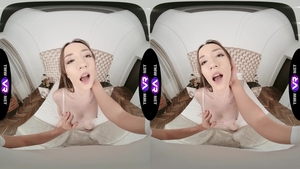 TMWVRNet - Beautiful boyfriend agrees to sloppy fucking