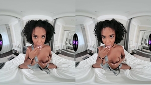 TMWVRNet - Butt fucking sweet ebony wearing jeans