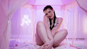 Inserted: Brunette rushes nailed rough