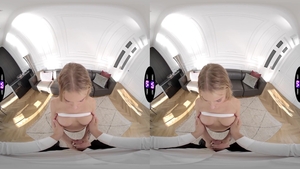 TmwVRNet.com: Beautiful blonde yoga